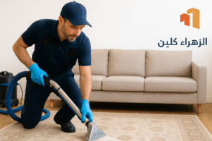 شركة تنظيف سجاد بنجران تقدم خدمة تنظيف سجاد واقعية داخل المنازل باستخدام معدات احترافية مع إبراز جودة العمل والنظافة العميقة