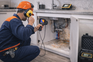 شركة كشف تسربات بحي النهضة فني كشف تسربات المياه بالمطابخ باستخدام أجهزة متطورة