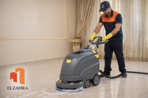 شركة تنظيف بحي الجامعة – نجران لتنظيف البلاط والسيراميك باستخدام ماكينة تنظيف أرضيات متطورة