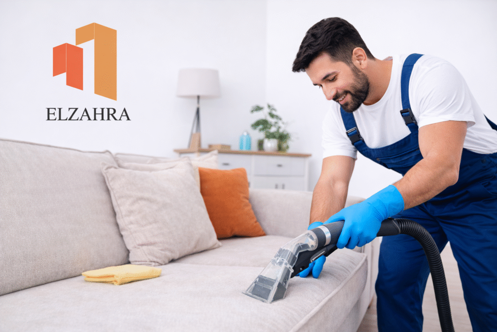 شركة تنظيف بحي العرايسة تنظيف الكنب والمفروشات المنزلية باستخدام أجهزة حديثة لإزالة الأوساخ والبقع بعمق وبطريقة احترافية