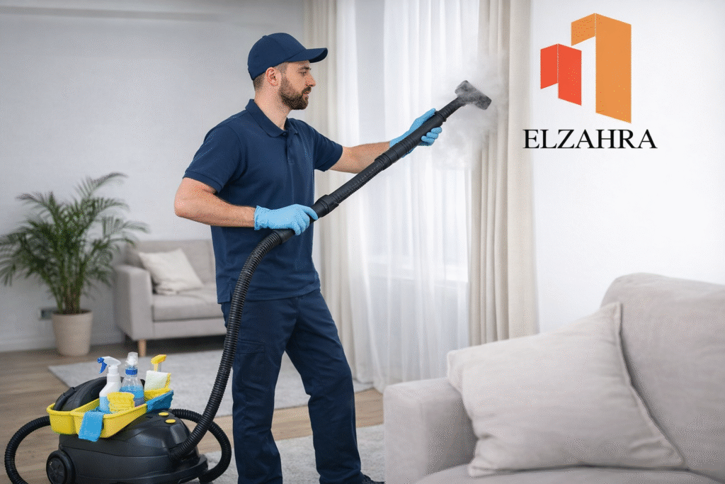 شركة تنظيف بحي الروضة – نجران تقدم خدمة تنظيف الستائر والمفروشات المنزلية بأجهزة البخار الحديثة